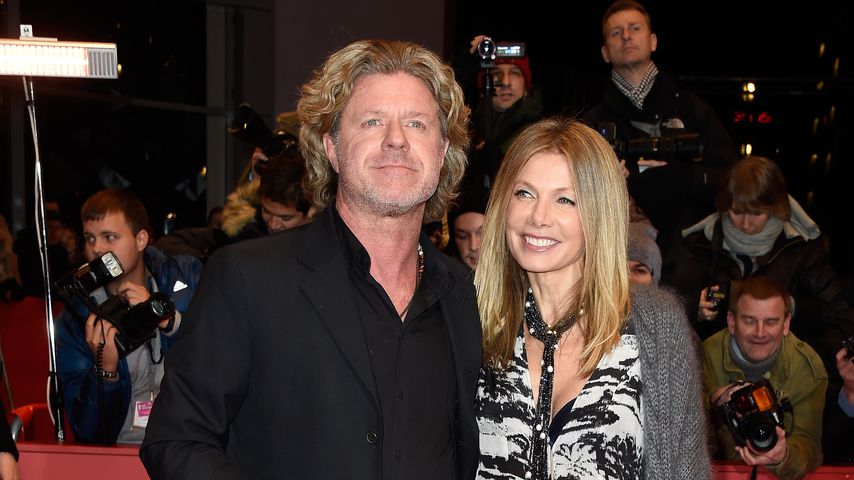 Mats Wahlström und Ursula Karven bei der "Cinderella"-Premiere in Berlin, Februar 2015