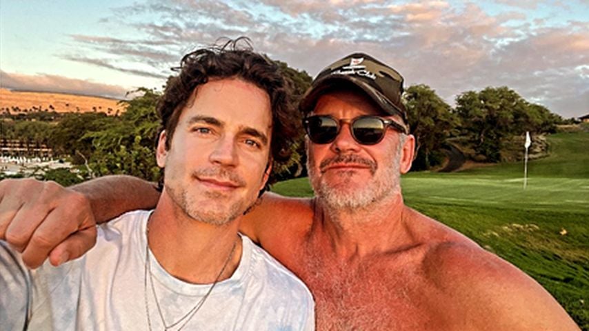 Seltener Anblick: Matt Bomer kuschelt mit Ehemann Simon