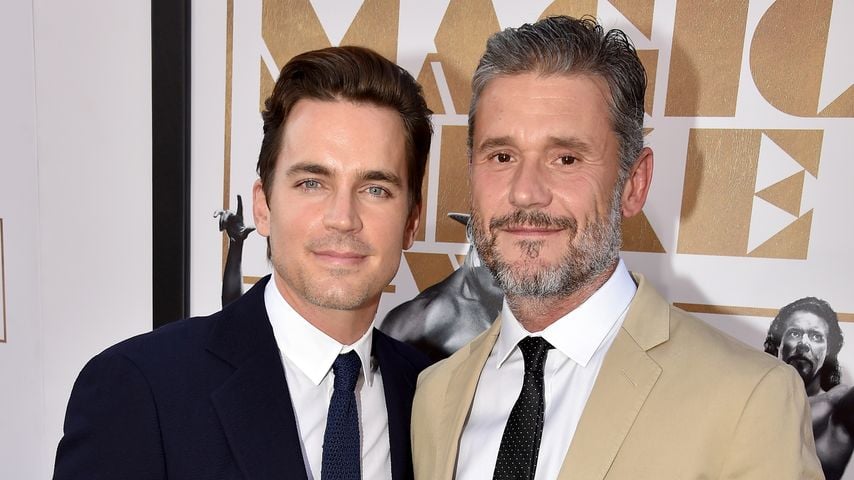 Matt Bomer und Simon Halls bei der "Magic Mike XXL"-Premiere
