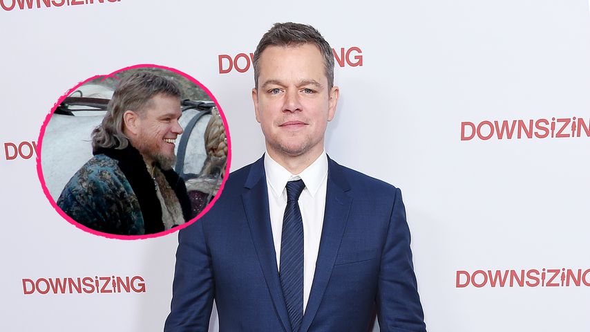 Vokuhila-Alarm! Matt Damon mit Retro-Haarschnitt unterwegs