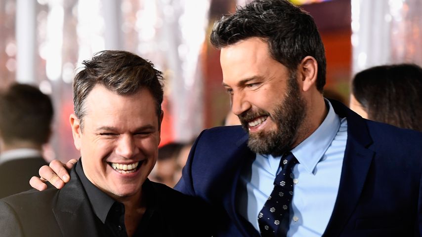 Matt Damon und Ben Affleck bei der Premiere von "Live By Night" im Januar 2017