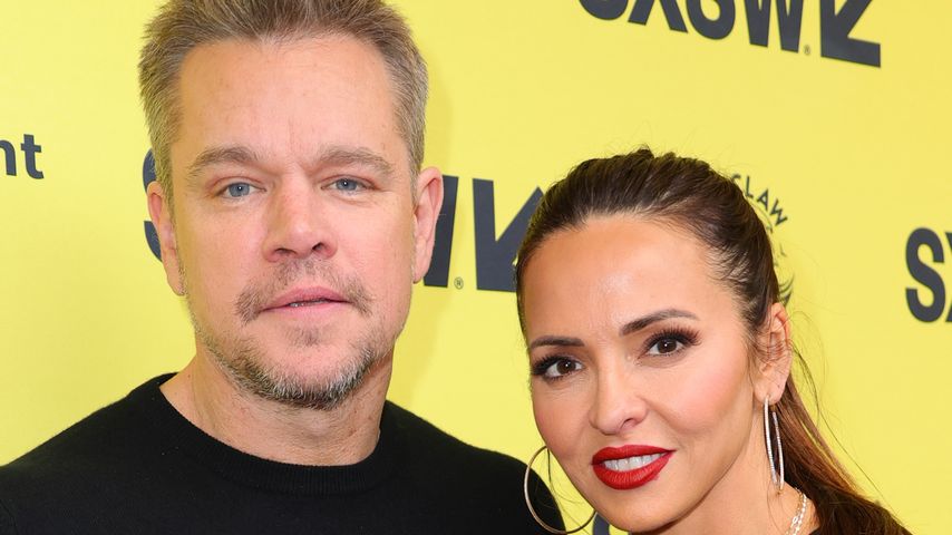 Matt Damon und Luciana Barroso, März 2023