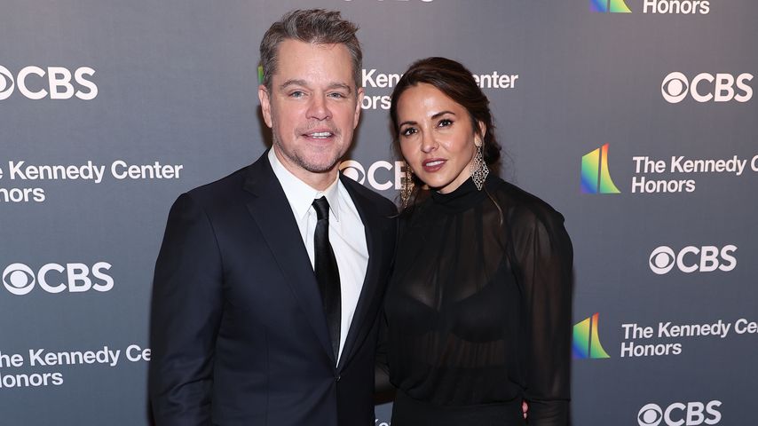 Matt Damon und Luciana Barroso, Dezember 2022