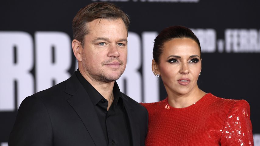 Matt Damon und seine Frau Luciana Barroso