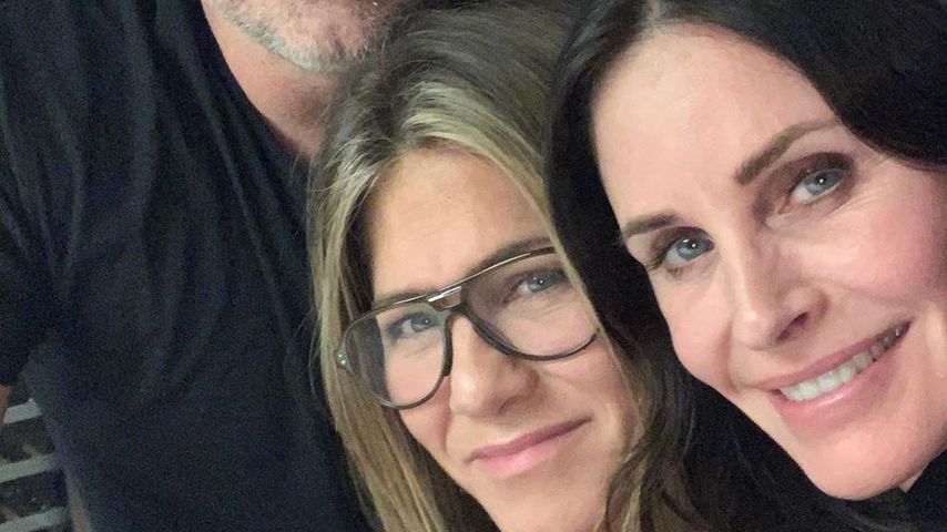 Matt LeBlanc, Jennifer Aniston und Courteney Cox