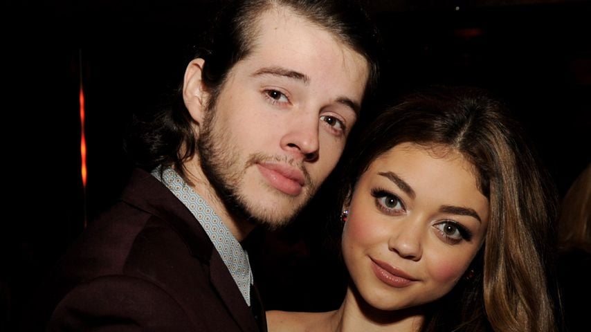Matt Prokop und Sarah Hyland bei der After-Party zur Vorführung von "Struck By Lightning" in Los Angeles, 2013
