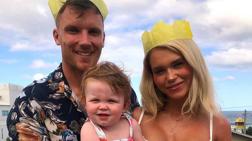 Matt Thorne, Simone Ormesher und ihre Tochter Gracie-Mae