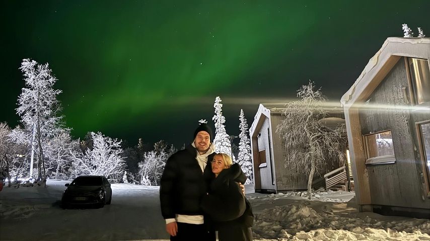 Matt Zukowski und Tammy Hembrow in den Flitterwochen in Finnland, Dezember 2024