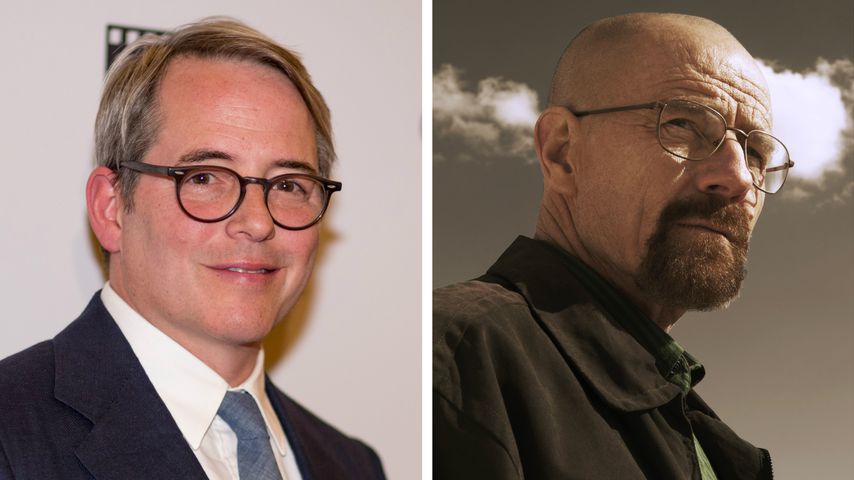 Collage: Matthew Broderick und Bryan Cranston alias Walter White ("Breaking Bad")