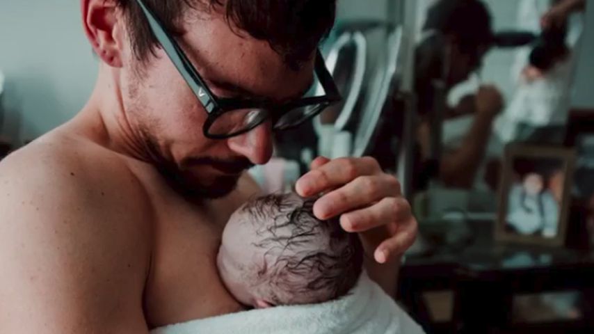 Hilary Duffs Freund Matthew Koma mit Baby Banks