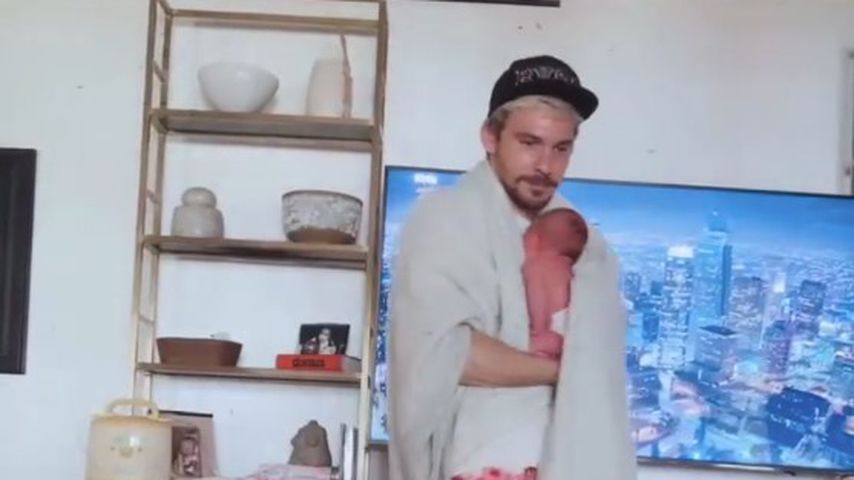 Matthew Koma mit seiner Tochter
