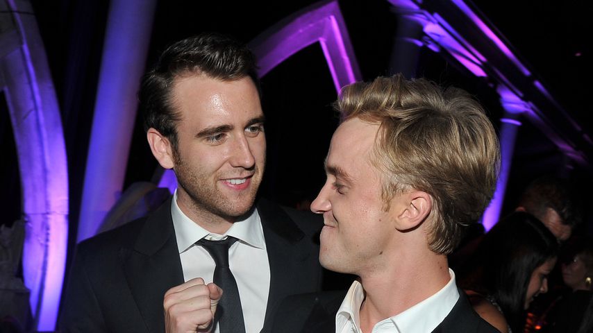 Matthew Lewis und Tom Felton in New York im Juli 2011
