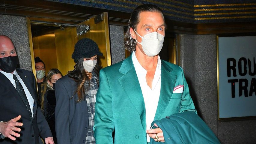 Matthew McConaughey und Camila Alves in New York im Dezember 2021