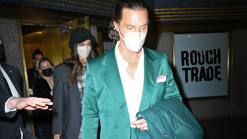 Ganz in Grün: Matthew McConaughey in schrillen Klamotten!