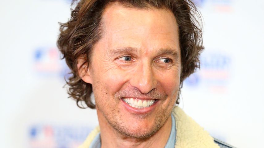 Matthew McConaughey in der Texas Rangers MLB Youth Academy in Arlington