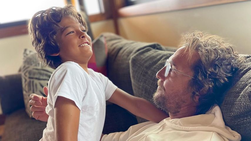 Matthew McConaughey teilt ein seltenes Foto mit seinem Sohn!