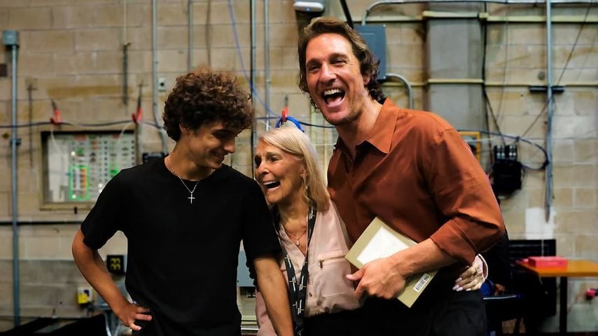 Matthew McConaughey mit Sohn Levi und Mutter Kay, Januar 2026