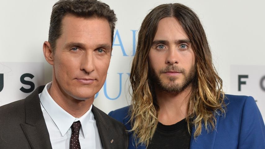 Matthew McConaughey und Jared Leto auf der "Dallas Buyers Club"-Premiere im Oktober 2013