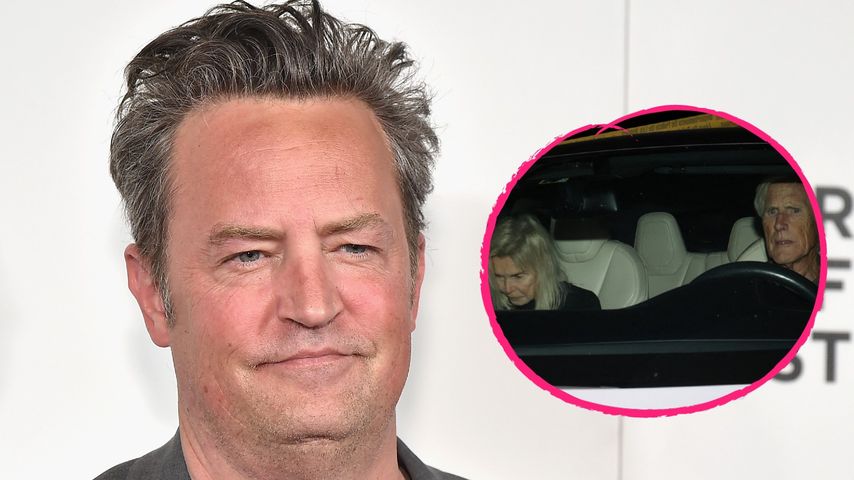 Eltern und Stiefvater sind an Matthew Perrys Haus angekommen