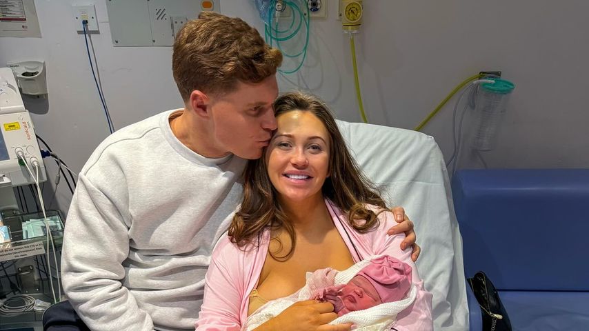 Matthew Sarsfield und Charlotte Dawson mit ihrer Tochter Gigi