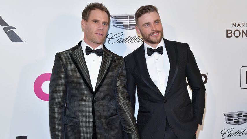 Matthew Wilkas und Gus Kenworthy im Februar 2019 in West Hollywood