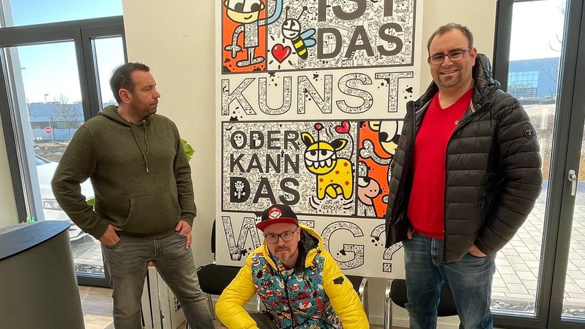 Matthias Distel alias Ikke Hüftgold und Jürgen Kadel alias Honk!