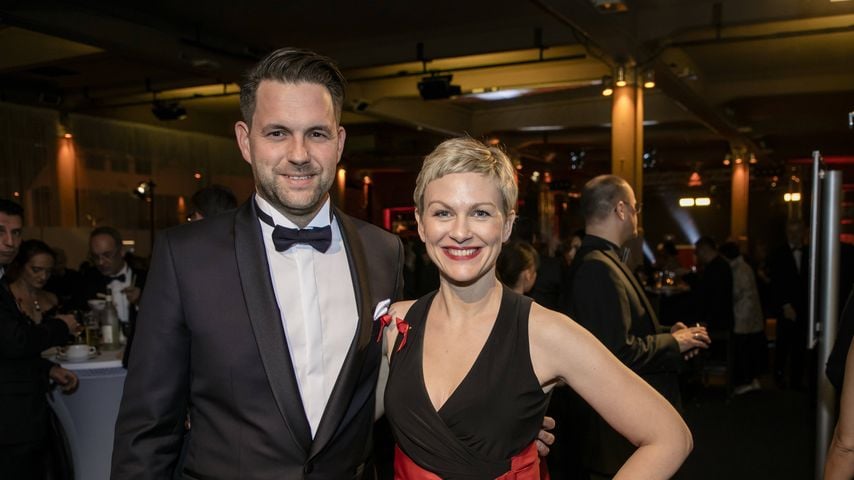 Matthias Killig und Karen Heinrichs bei der Aftershow-Party der 14. Hope Gala im Erlwein Capitol in Dresden