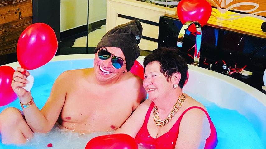 Matthias Mangiapane mit seiner Mutter