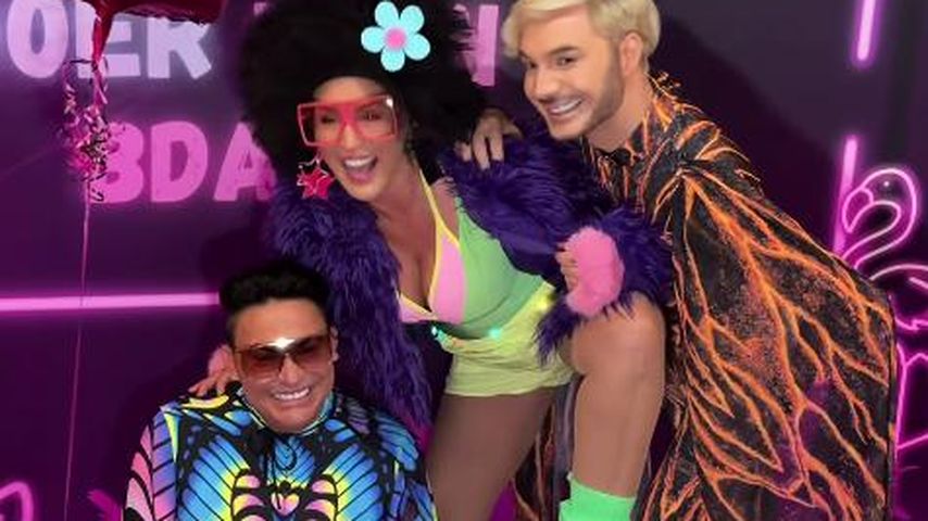 Matthias Mangiapane, Nadine Miree, Sam Dylan und Twenty4tim an Tims Geburtstag