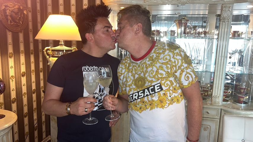 Matthias Mangiapane und Hubert Fella an ihrem Hochzeitstag