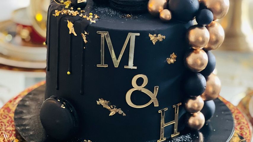 Matthias Mangiapane und Hubert Fellas Hochzeitstorte