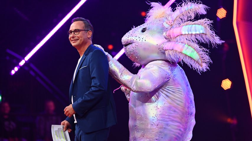 Matthias Opdenhövel und das "The Masked Singer"-Axolotl