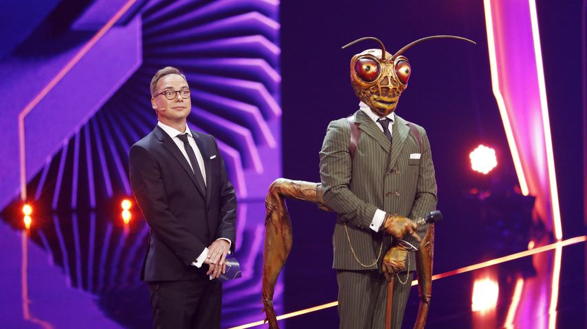 Matthias Opdenhövel und Gil Ofarim als Grashüpfer bei "The Masked Singer"