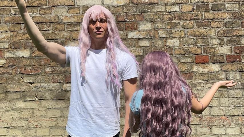 Matthias Schweighöfer mit seiner Tochter Greta