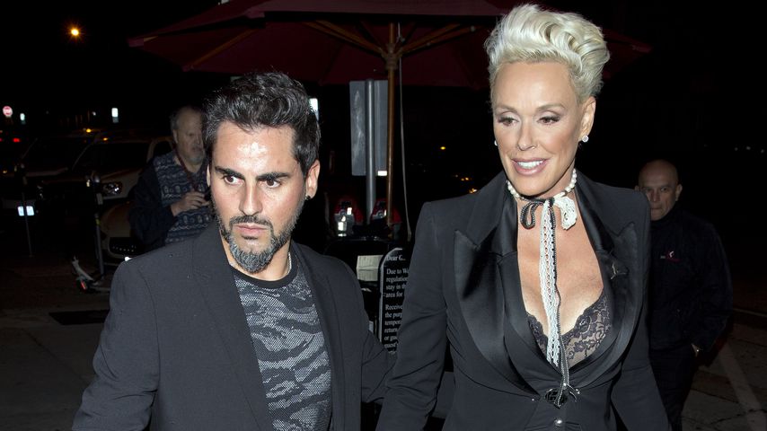 Mattia Dessi und Brigitte Nielsen im Januar 2019