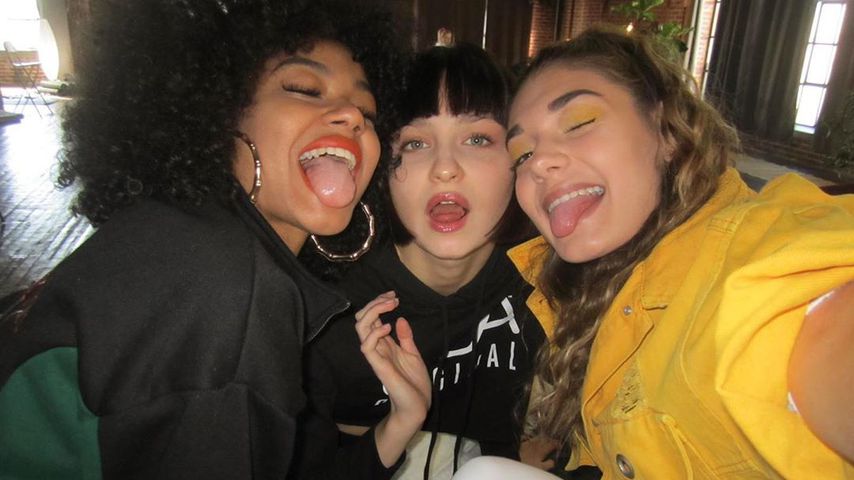 Maureen, Anastasia und Sarah P., bekannt aus "Germany's next Topmodel"