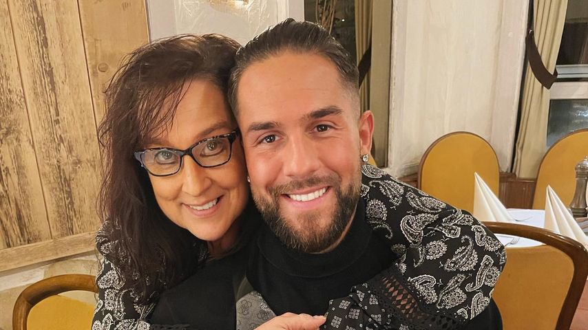 Maurice Dziwak mit seiner Mutter