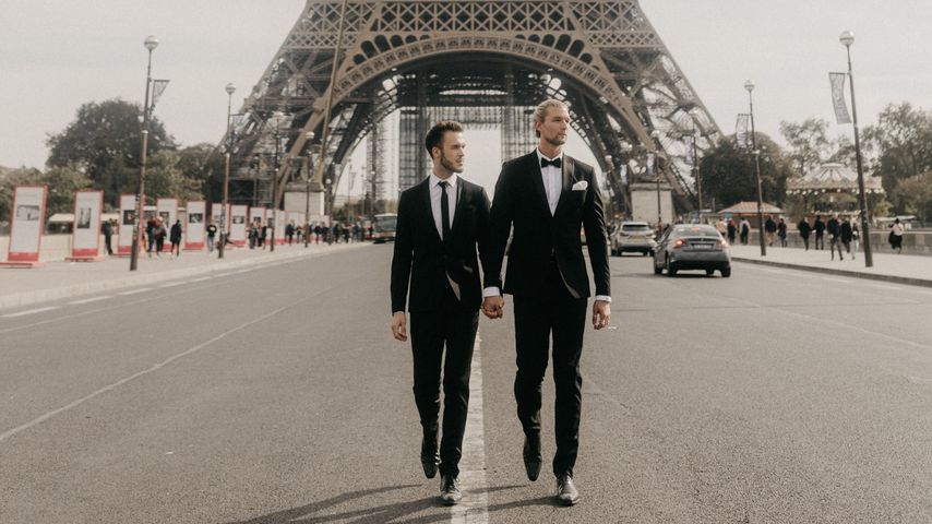 Maurice Schmitz und Kim Tränka in Paris