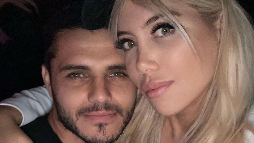 Fußballer Mauro Icardi mit seiner Frau Wanda