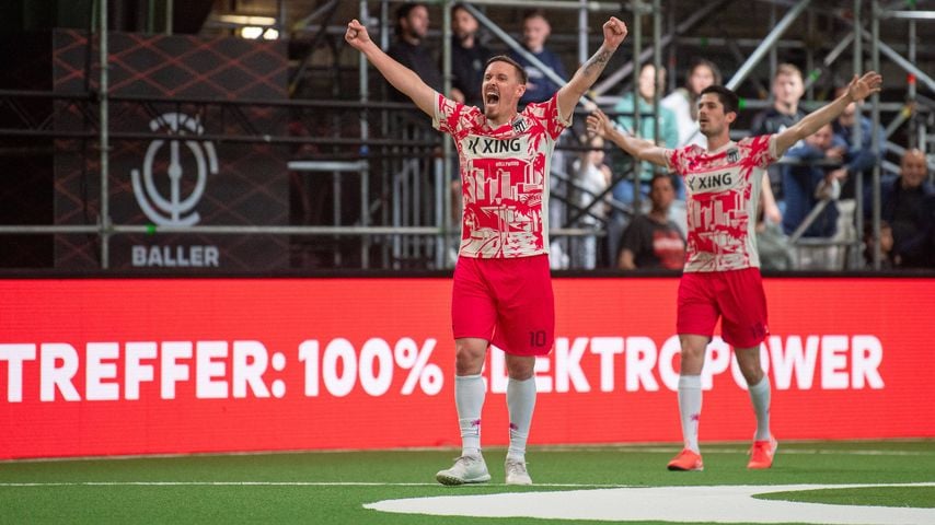 Max Kruse und Dennis Mast für Hollywood United in der Baller League Saison 2025