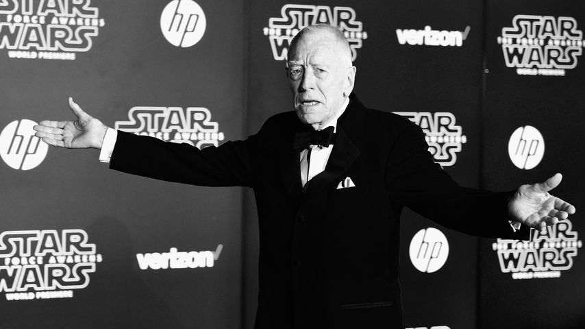 Verstorbener "Star Wars"-Star: Promis trauern um von Sydow!