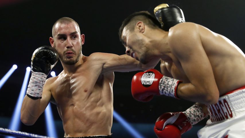 Maxim Dadashev bei einem Kampf gegen Antonio de Marco, 2018