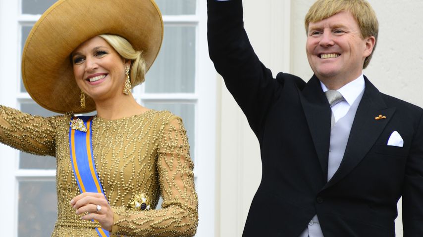 König Willem-Alexander & Maxima im goldenen Glanz