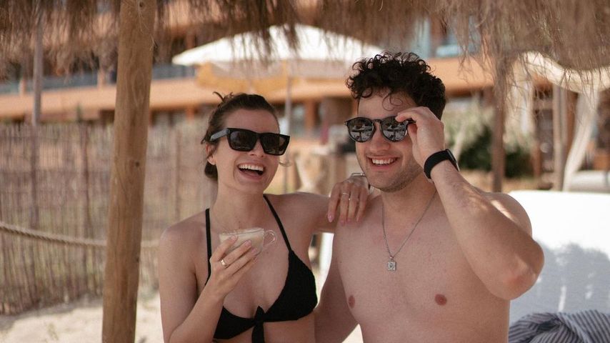 Maxime Herbord und Leander Sacher im April 2023 auf Ibiza