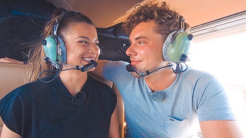 Maxime und Raphael bei einem Bachelorette-Date
