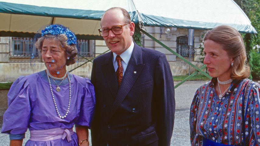 Maximilian Andreas Markgraf von Baden mit Ehefrau Valerie Isabella (r.)