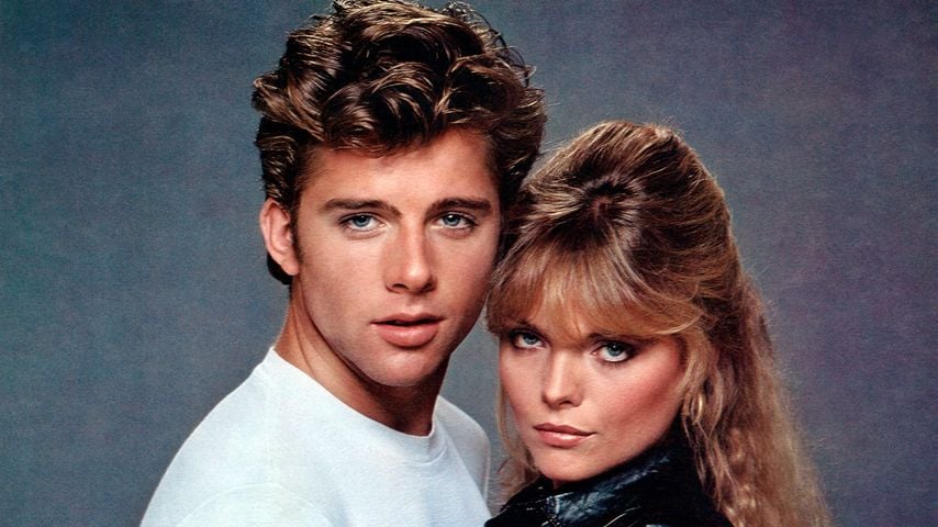 Maxwell Caulfield und Michelle Pfeiffer in "Grease 2"