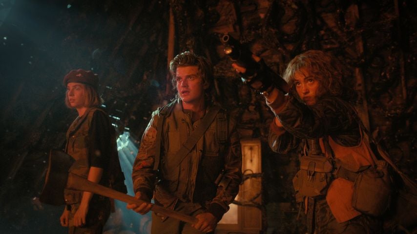 Maya Hawke, Joe Keery und Natalia Dyer in "Stranger Things"