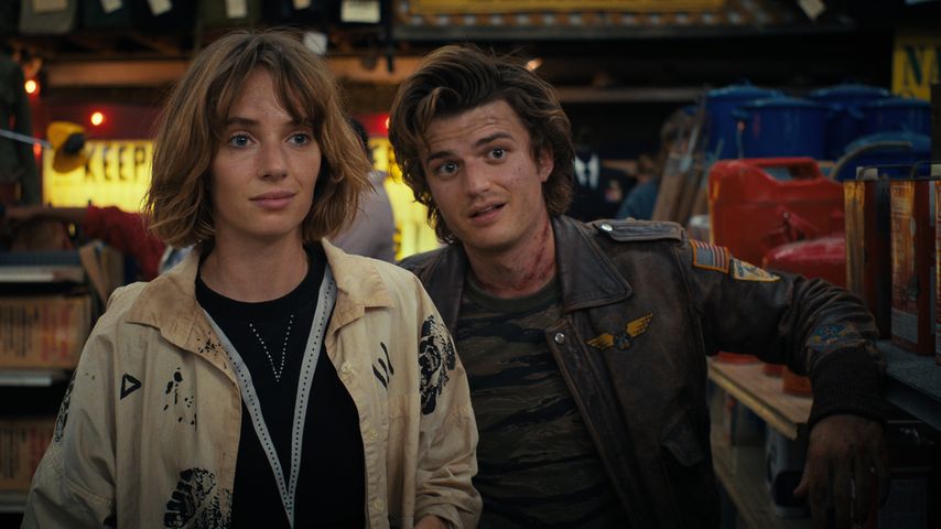 Maya Hawke und Joe Keery in "Stranger Things"