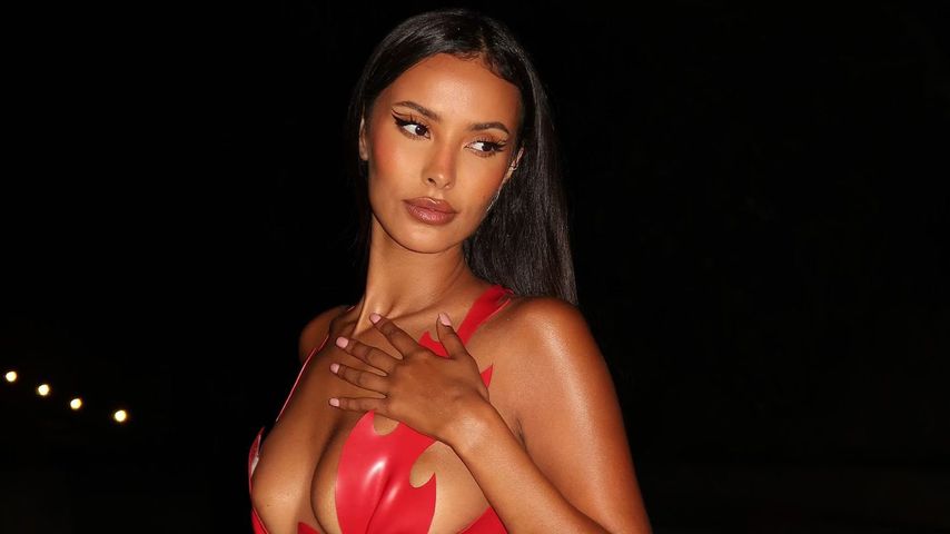Maya Jama bei einer Folge von "Love Island", 2024